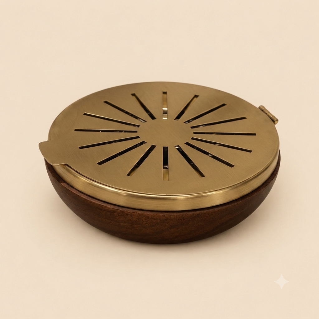 Gold Incense Burner